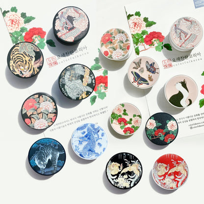 NAVIRNAG PHONE GRIP - Korean Traditional Painting Phone Holder Accessories, Meaning Gift for Him, Her