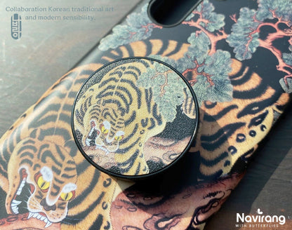 NAVIRNAG PHONE GRIP - Korean Traditional Painting Phone Holder Accessories, Meaning Gift for Him, Her