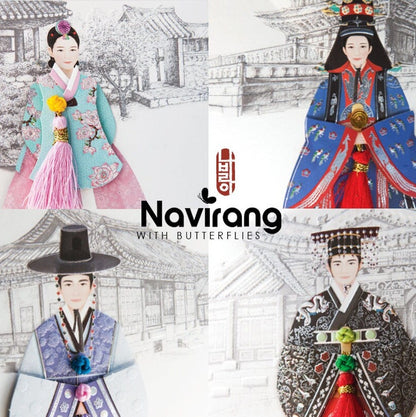 Hanbok Fashion Card - Combined Shipping Service, Queen, King, Wedding Hanbok Printing Premium Card, Marriage Congratulations, Thank you card