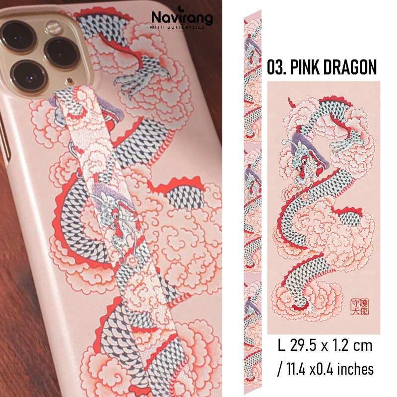 MINHWA PHONE STRAP - Korean Traditional Painting Phone Accessories, Meaning Gift for Him, Her