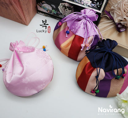 Buy 1, Get 50% Off / Traditional Korean Lucky Pouch - Hanbok Accessory, Gift pouch