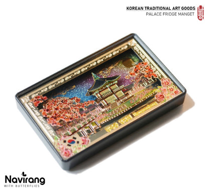 Buy One, Get 50% OFF/ Korean Palace Fridge Magnet South Korea, Seoul,Hanok Namdaemun Landmark Icon Hanok 3D Model for Travel Souvenir Gift