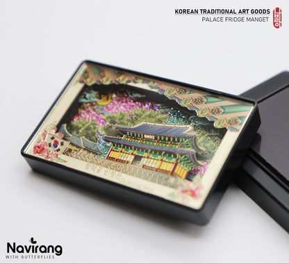 Buy One, Get 50% OFF/ Korean Palace Fridge Magnet South Korea, Seoul,Hanok Namdaemun Landmark Icon Hanok 3D Model for Travel Souvenir Gift