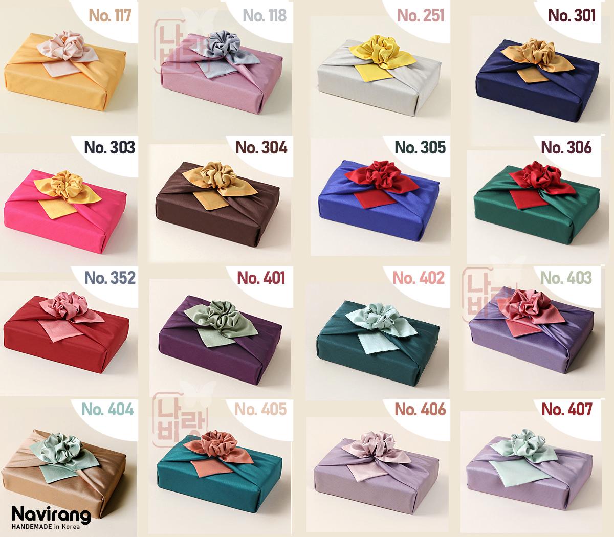 Buy 1, Get 50% Off / Silky Double-Sided Bojagi Premium·High Quality | two tone packaging fabric, Korean wrapping cloth for gift 돌 백일