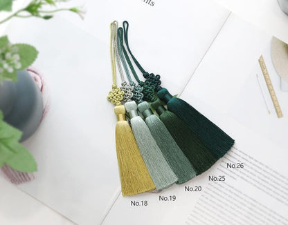 Add NEW COLORS / Buy 1, Get 50% Off / Traditional Korean Flower knot Tassel - Premium·High Quality Handmade Hanbok Accessory Bojagi Norigae