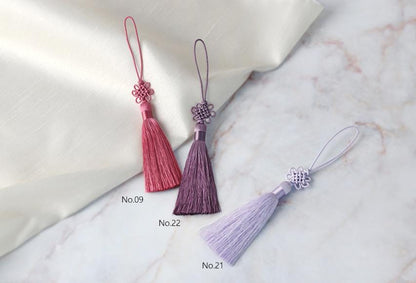 Add NEW COLORS / Buy 1, Get 50% Off / Traditional Korean Flower knot Tassel - Premium·High Quality Handmade Hanbok Accessory Bojagi Norigae