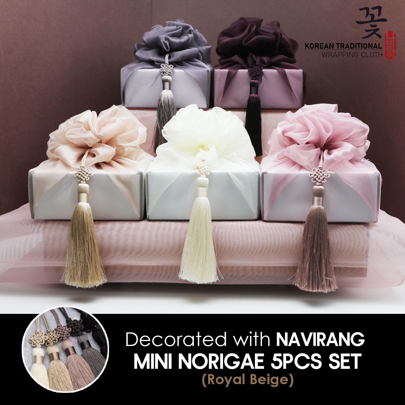 Pastel Norigae 5 set with FREE GIFT- Korean Tradition Knot Tassel, Premium·High Quality Handmade | Hanbok Accessory | Bojagi Norigae