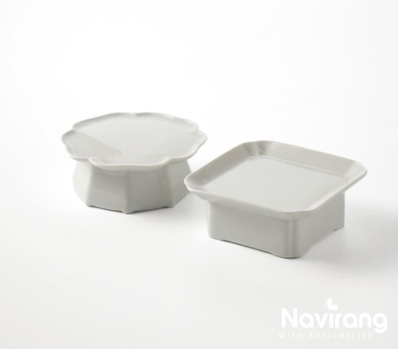 Mini Soban High Plate - Flower & Square soban, Dohl table Deco, 돌잔치, 백일, 소반