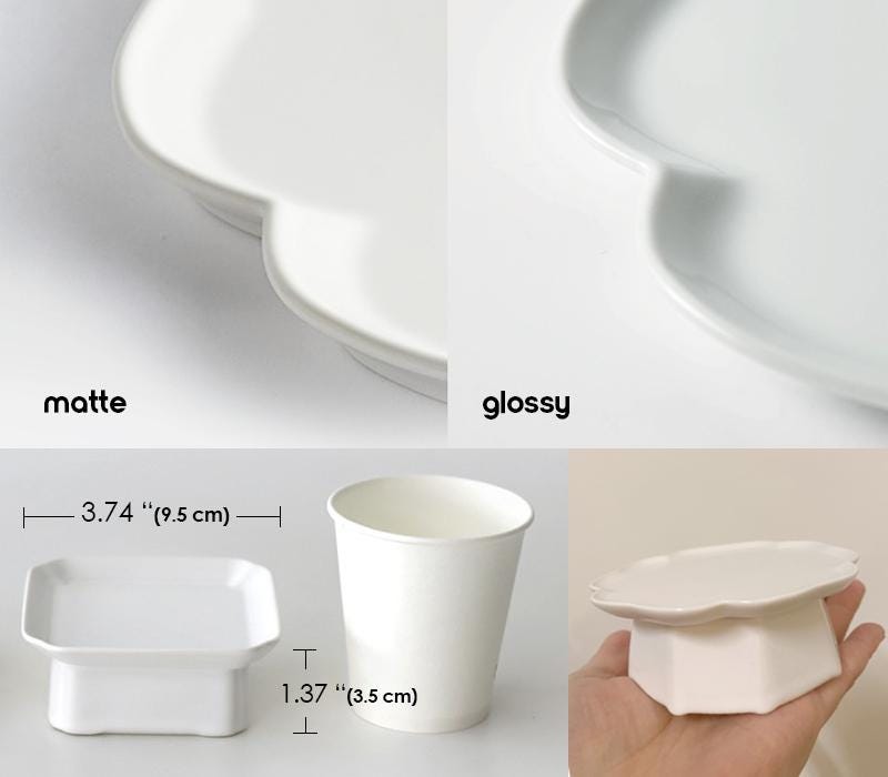 Mini Soban High Plate - Flower & Square soban, Dohl table Deco, 돌잔치, 백일, 소반