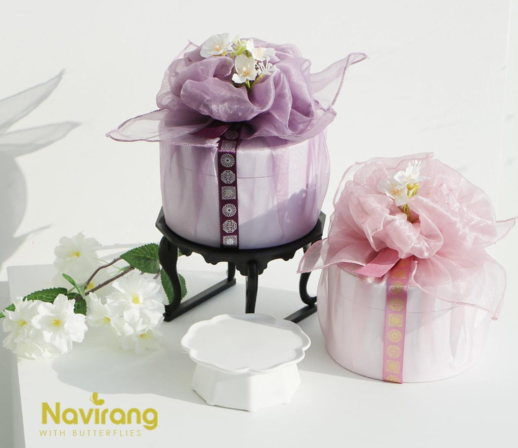 Mini Soban High Plate - Flower & Square soban, Dohl table Deco, 돌잔치, 백일, 소반