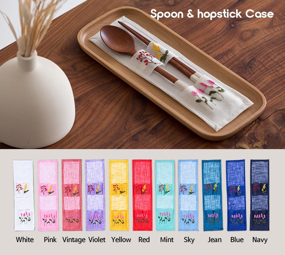 Korean Custom Chopstick and Spoon Set, Personalized lacquer wooden, K-food Lover Gift, Kids