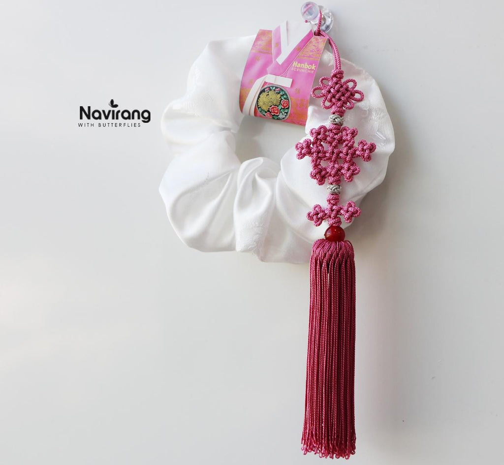 KPOP Diamond Knot Norigae - Korean Premium Handmade knot Tassel Charm | Hanbok Accessory, Tassel gift for girl, Bag charm, Tassel Keychain