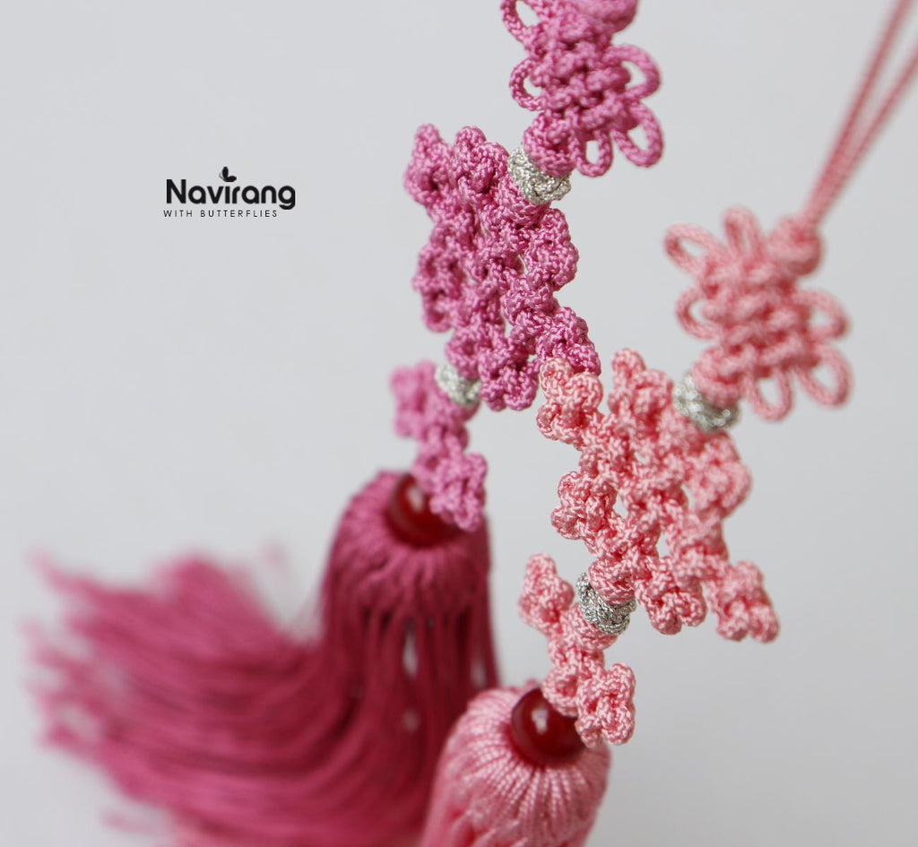 KPOP Diamond Knot Norigae - Korean Premium Handmade knot Tassel Charm | Hanbok Accessory, Tassel gift for girl, Bag charm, Tassel Keychain