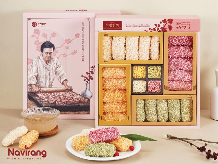 Hangwa Gift Set – Traditional Yakgwa | Deep-Fried Honey Cookies | Special Korean Sweet Snack Gift Box
