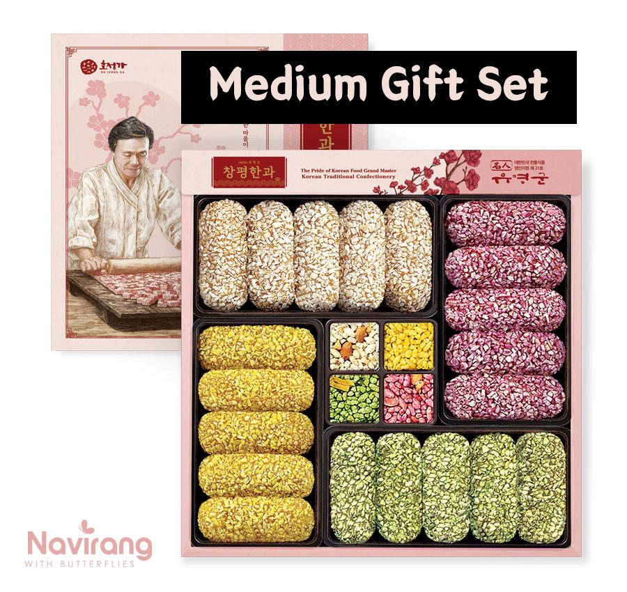 Hangwa Gift Set – Traditional Yakgwa | Deep-Fried Honey Cookies | Special Korean Sweet Snack Gift Box