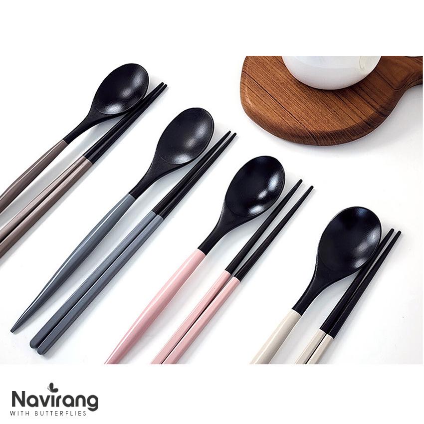 Korean Custom Chopstick and Spoon Set, Personalized lacquer wooden, K-food Lover Gift, Kids