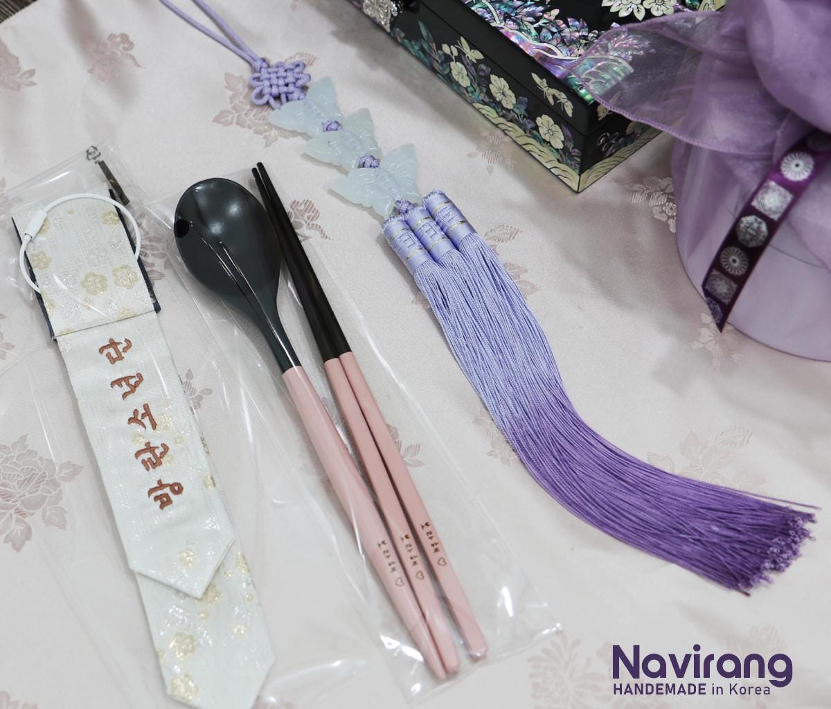 Korean Custom Chopstick and Spoon Set, Personalized lacquer wooden, K-food Lover Gift, Kids