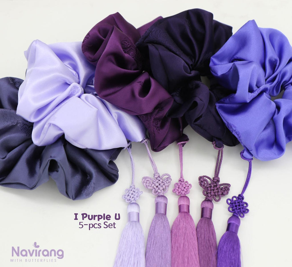 Pastel Norigae 5 Set with FREE GIFT- Korean Tradition Knot Tassel, Hanbok, Bojagi Accessory
