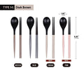 Korean Custom Chopstick and Spoon Set, Personalized lacquer wooden, K-food Lover Gift, Kids