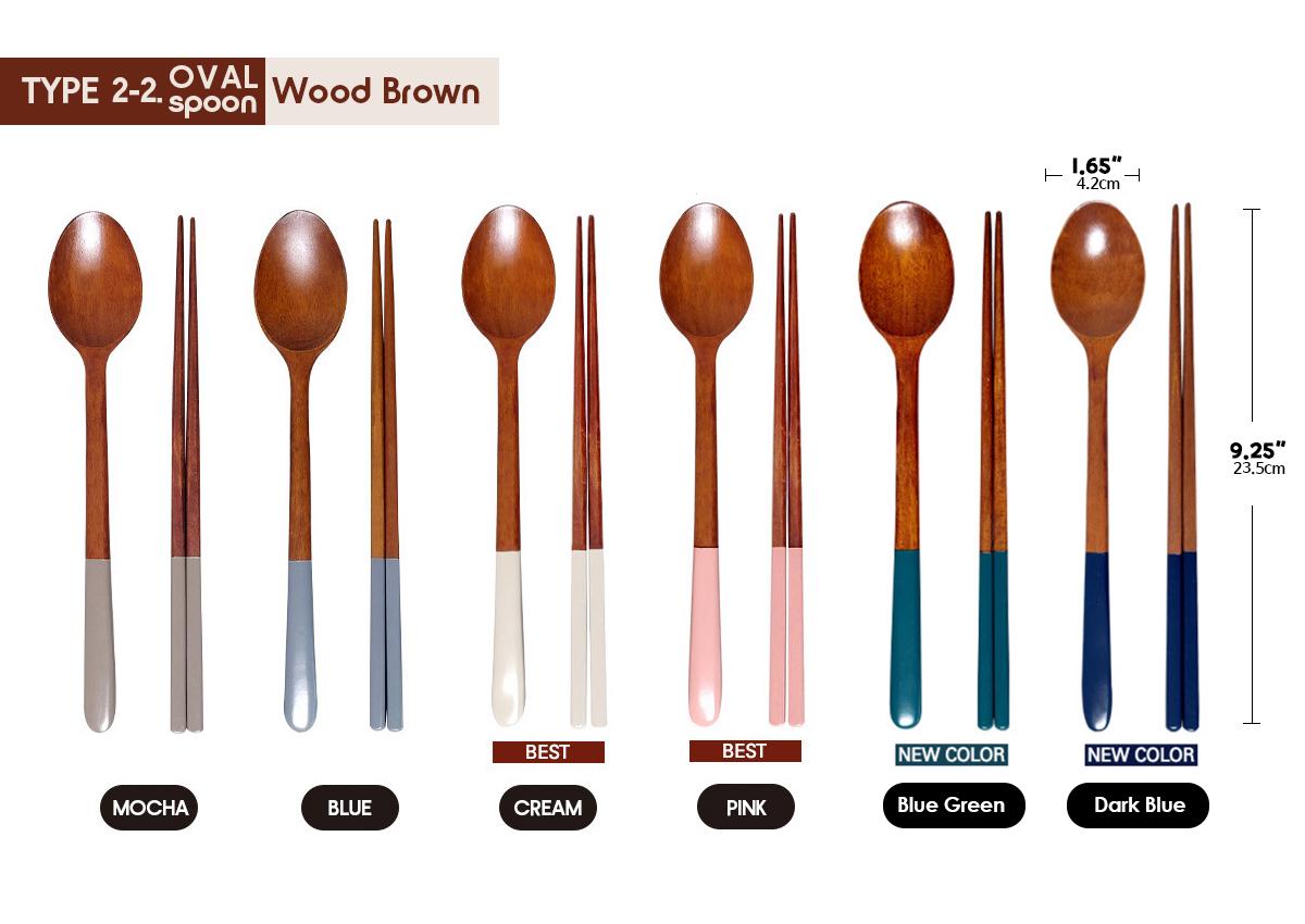 Korean Custom Chopstick and Spoon Set, Personalized lacquer wooden, K-food Lover Gift, Kids