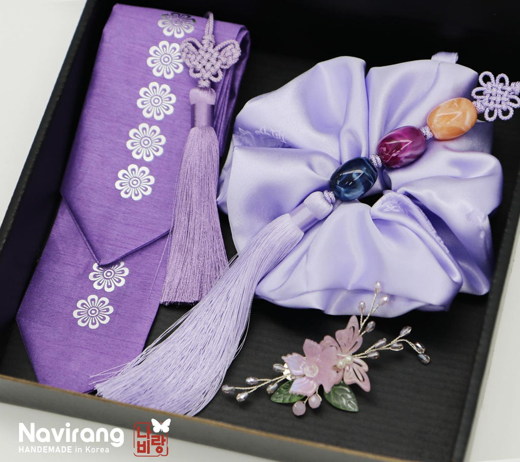Butterfly Blossom Brooch & Hair Pin – Korean Traditional Hair Accessory, Norigae Ornament