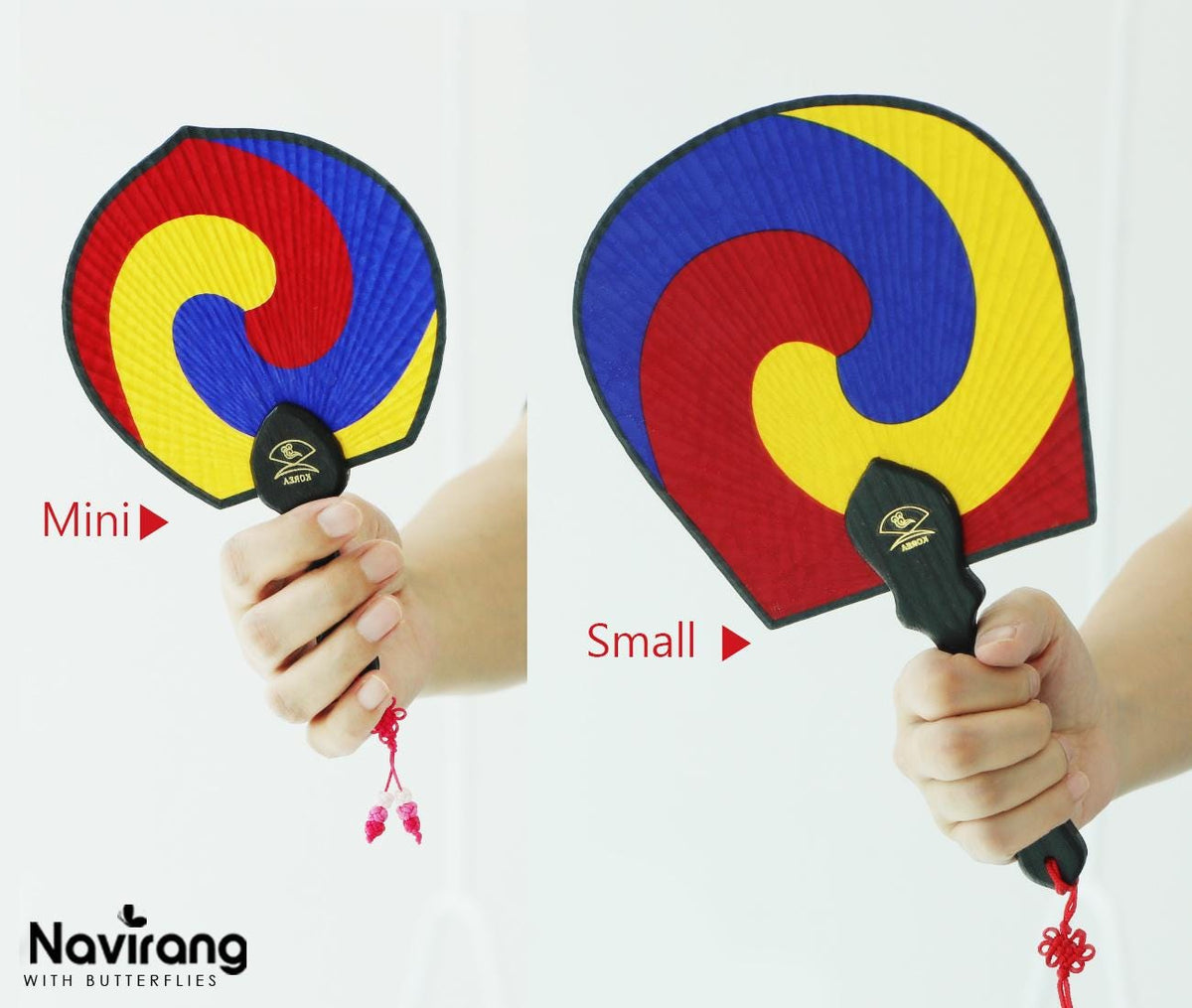 Traditional Korean Taegeuk Fan | Silk Hanbok Accessory, Art Fan