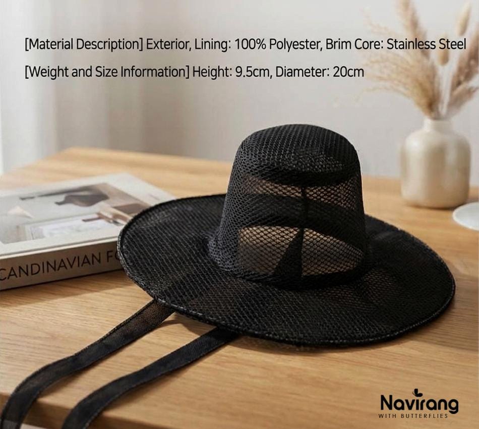 Mini Korean Traditional Hat Gat, Hanbok Photo Prop for Baby and Pet, K-pop Costume Accessory