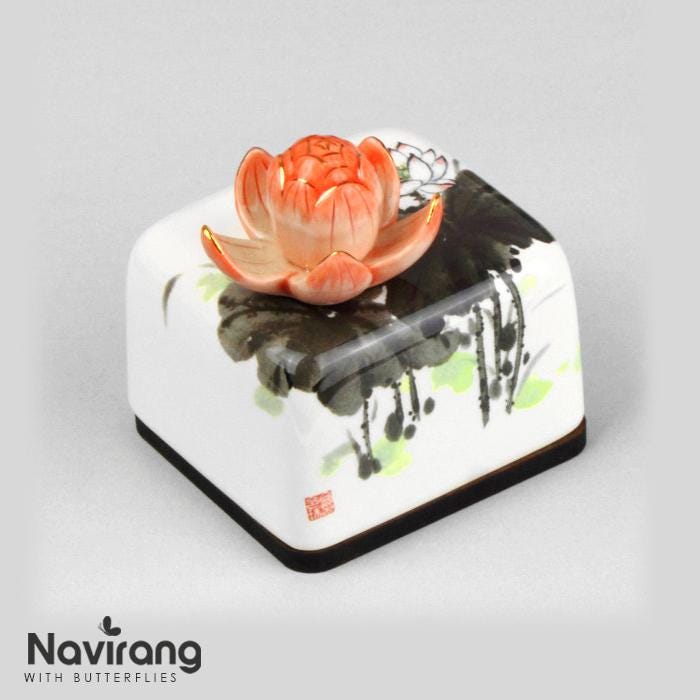 Ceramic Music box -Korean Traditional Minhwa Painting, Moony Orgel