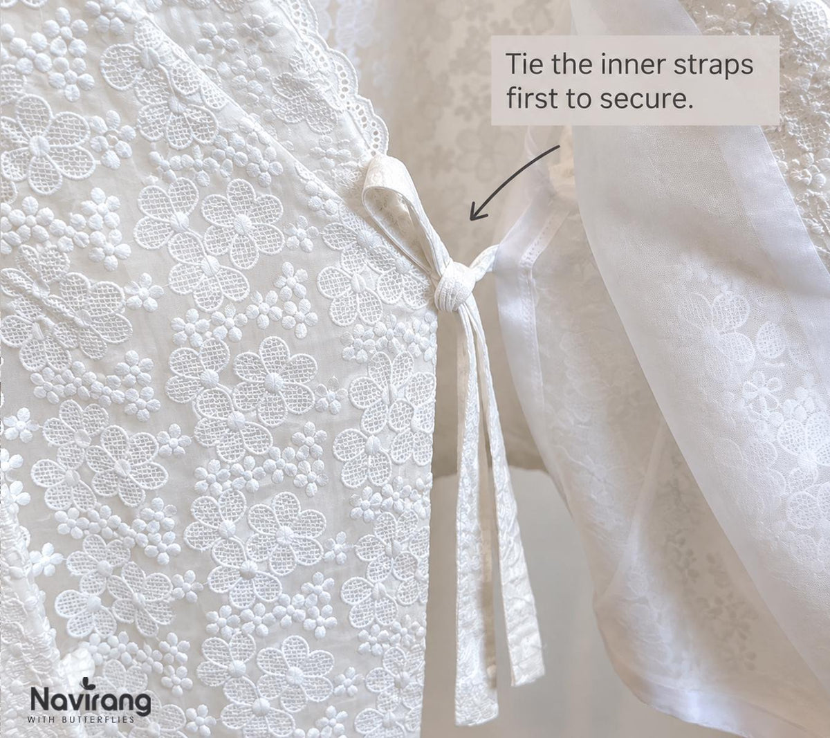 Korean Lace Jeogori Blouse, Modern Hanbok Top, Sheer Floral Jacket, Women’s Hanbok Shirt