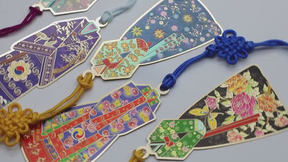 Buy One, Get 50% OFF/ Korean Traditional Bookmark - Premium·High Quality 24K Gold Plated,